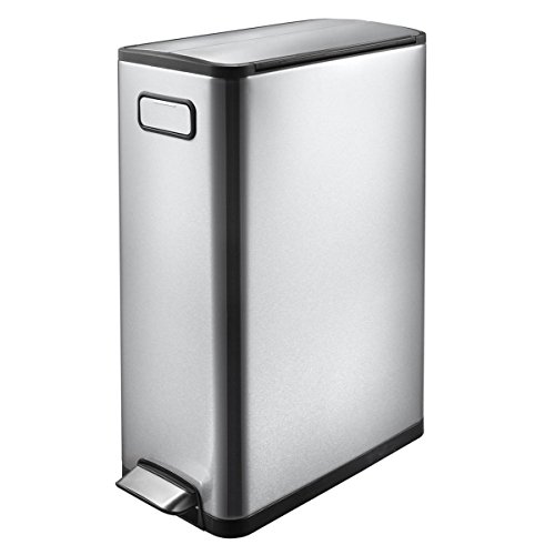 R2529) EKO 中古 EKO ステンレス ゴミ箱【45L】エコフライ ステップビン シルバー ステンレス ダストボックス スリム 大容量 ごみ箱 ふた付き おしゃれ その他家具 店頭取引大歓迎♪ Amazon.co.jp: ゴミ箱 ごみ箱 ステンレス ふた付き おしゃれ 45